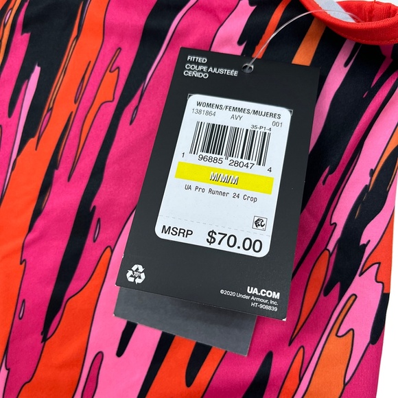 Under Armour Pro Runner Cropped Fitted Tank Top Women’s Medium - Picture 7 of 9